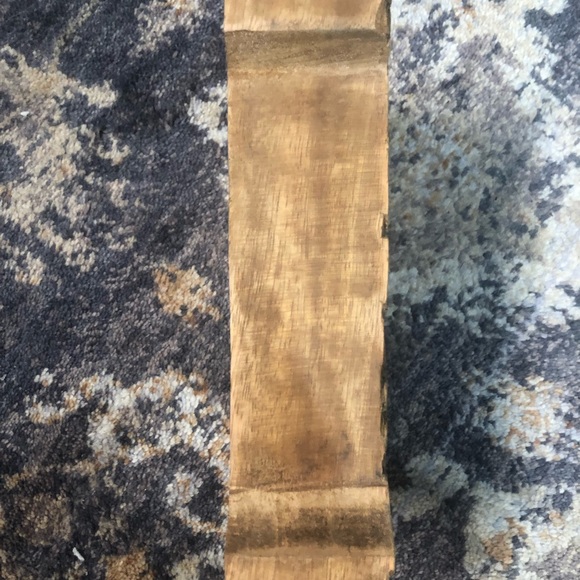 Wooden Decorative B Initial with Floral Details - Picture 7 of 7